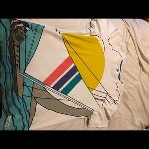 Adidas White T-shirt Small